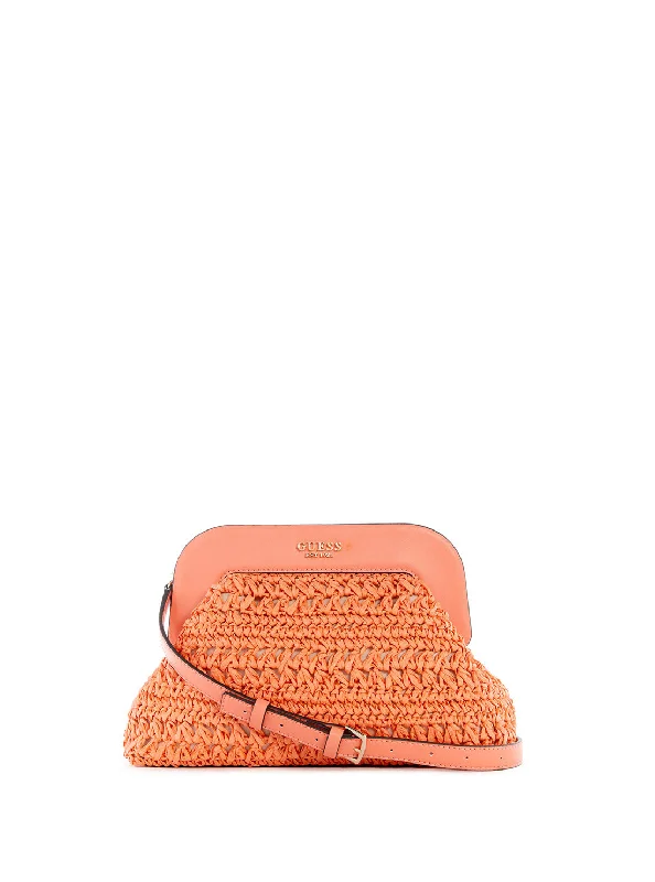 Coral Liguria Frame Clutch