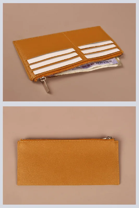 Slim Vegan Leather Card Wallet