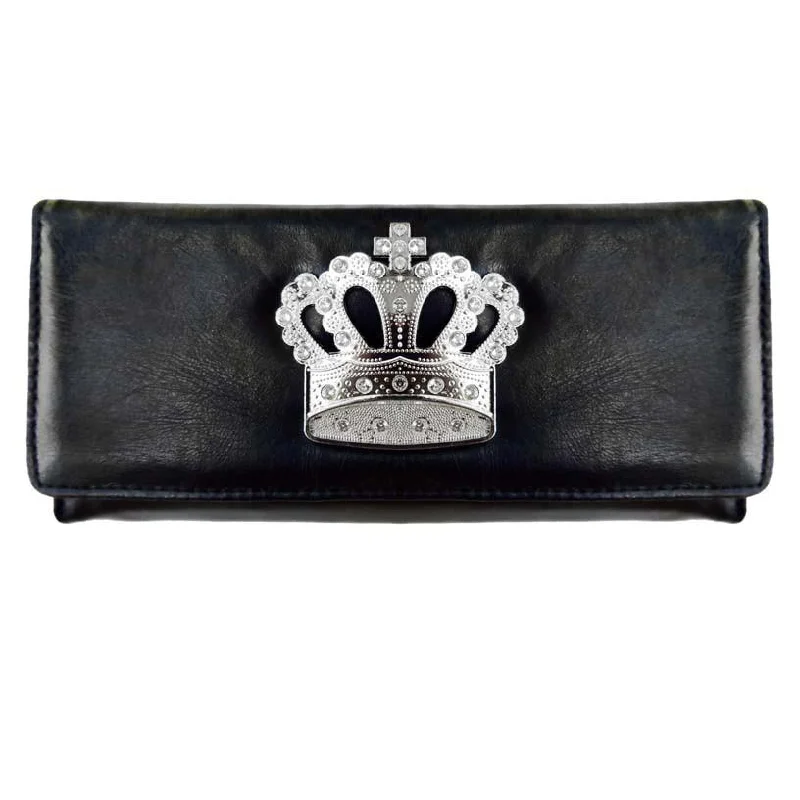 Checkbook Super Soft Feel Women Crown Wallet