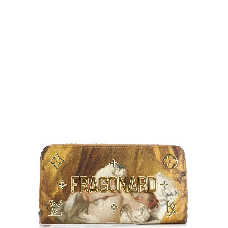 Zippy Wallet Limited Edition Jeff Koons Fragonard Print Canvas