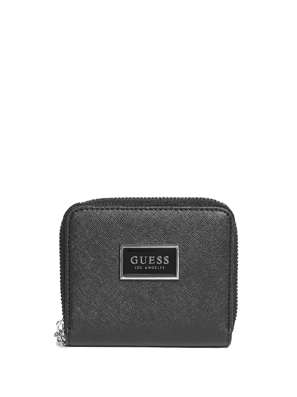 Abree Saffiano Zip-Around Wallet