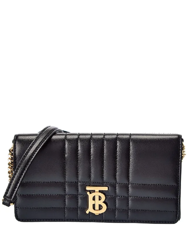 Burberry Lola Leather Wallet On Chain