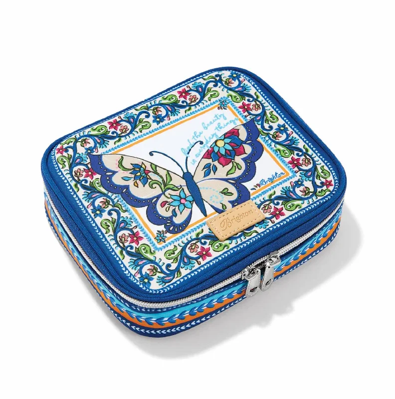 Butterfly Garden Jewelry Case In Multi