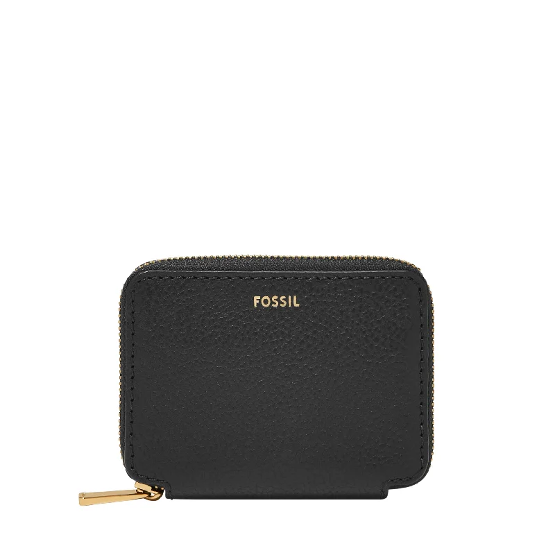 Fossil Women's Sofia Leather Zip Card Case