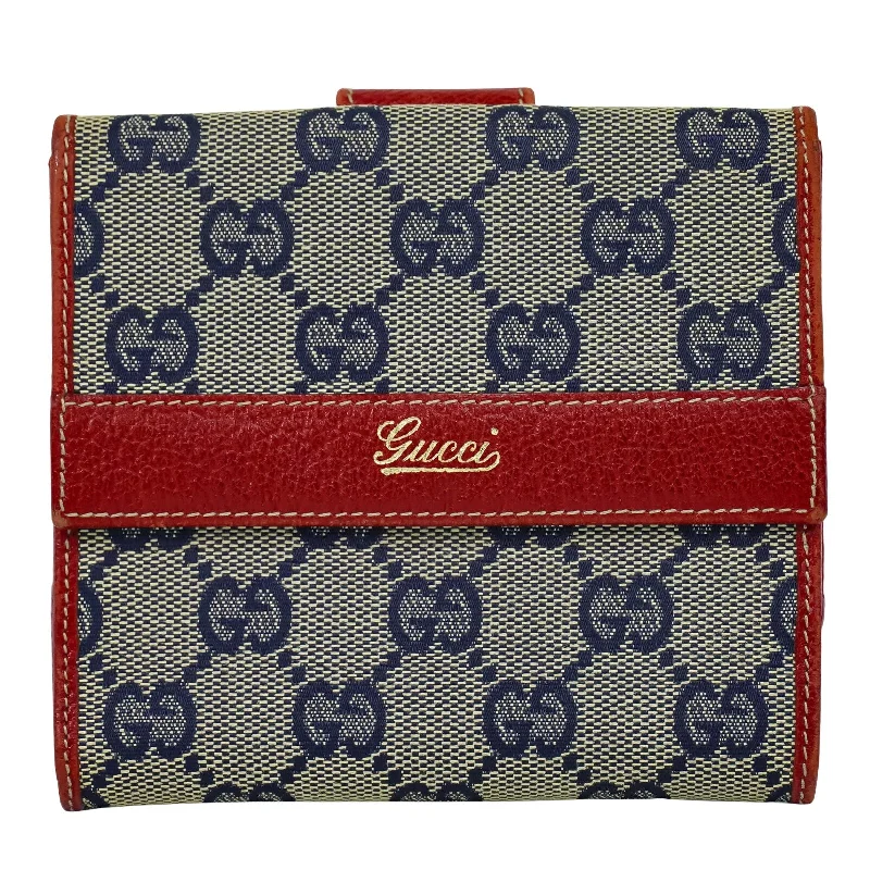 Gucci  Canvas Wallet  (Pre-Owned)