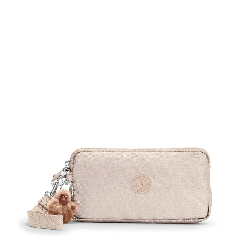 Kipling Lowie Metallic Wristlet Wallet