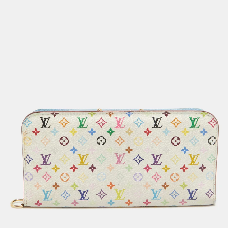 Louis Vuitton White Monogram Multicolore Insolite Wallet