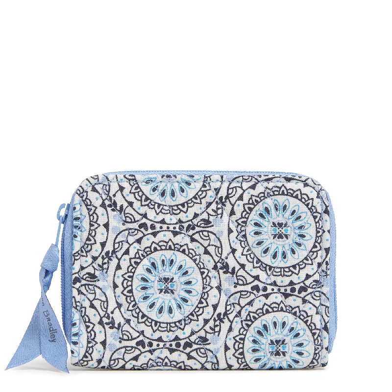 Outlet Cotton Small Zip-Around Wallet