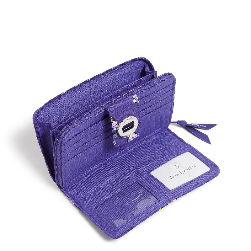 Outlet Cotton Turnlock Wallet