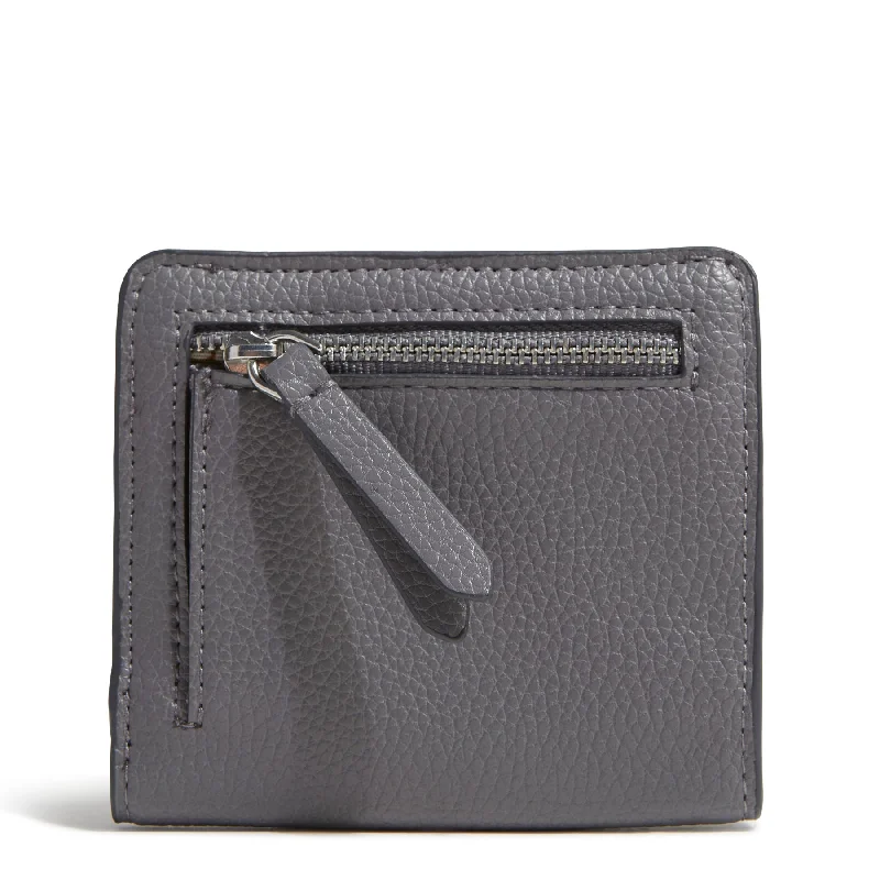 Outlet Faux Leather Essential Small Wallet