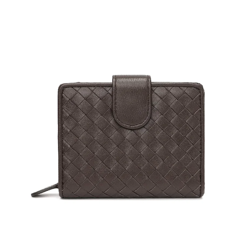 Tiffany & Fred Woven Leather Wallet