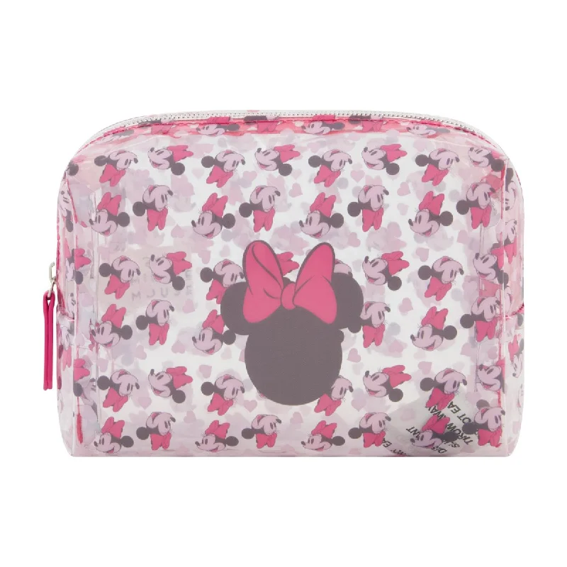 Minnie Mouse Rectangular Clear Cosmetic Bag