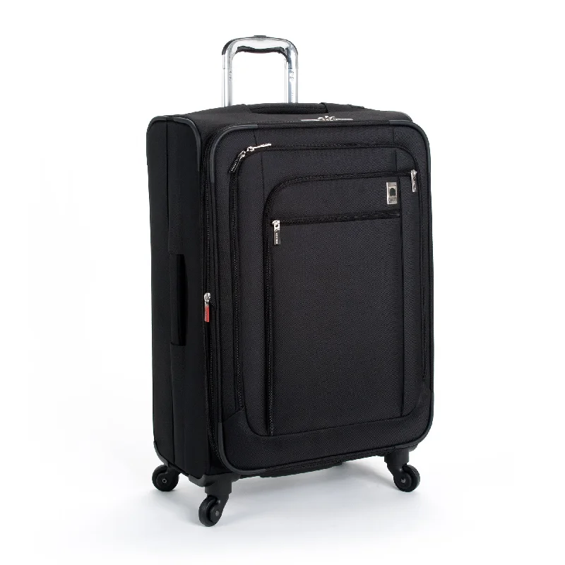 25" Expandable Spinner Str Trolley Black