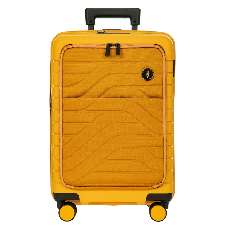 Bric's B Y Ulisse Expandable Spinner with Pocket - 21" Mango