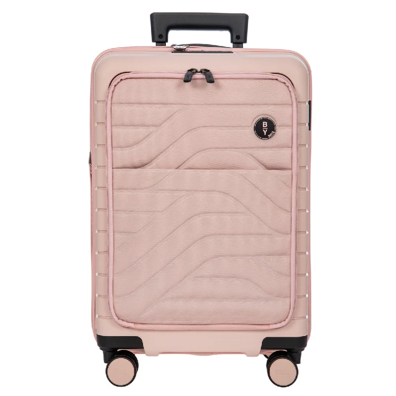 Bric's B Y Ulisse Expandable Spinner with Pocket - 21" Pearl Pink