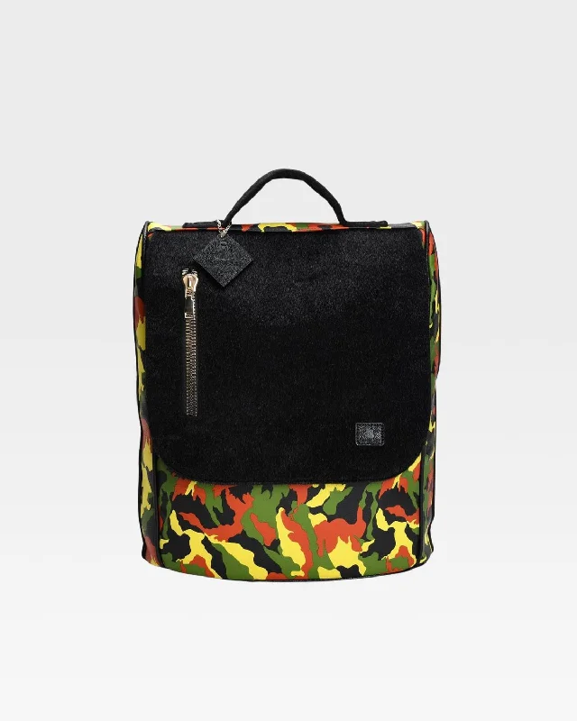 Camo Backpack in Yellow