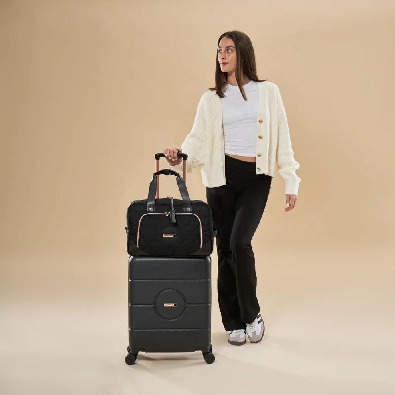 Carry On Set with the Seville Suitcase and 30L Vela holdall - Black