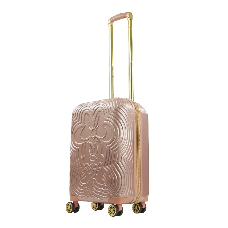 Disney Playful Minnie 22" Spinner Luggage, Rose Gold