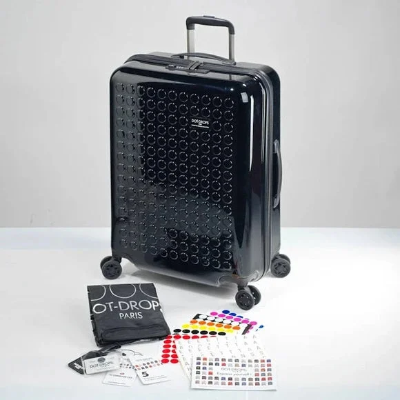 Dot-Drops Paris Chapter 2 Carry-On Upright Spinner Luggage