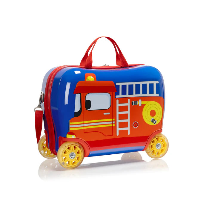 Fire Truck Kids Ride-on Carry-on Luggage