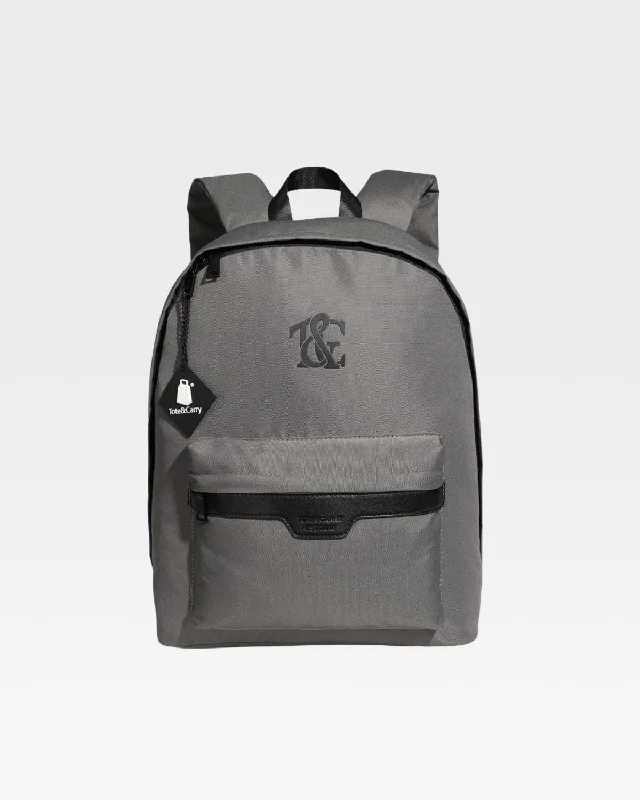 Nylon Backpack in Grey