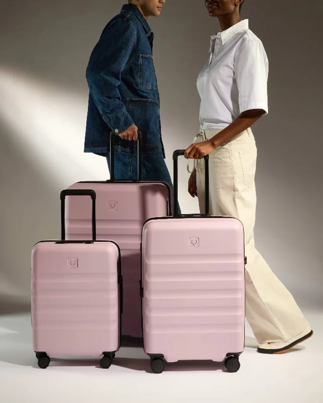 Suitcase Set in Moorland Pink - Icon Stripe