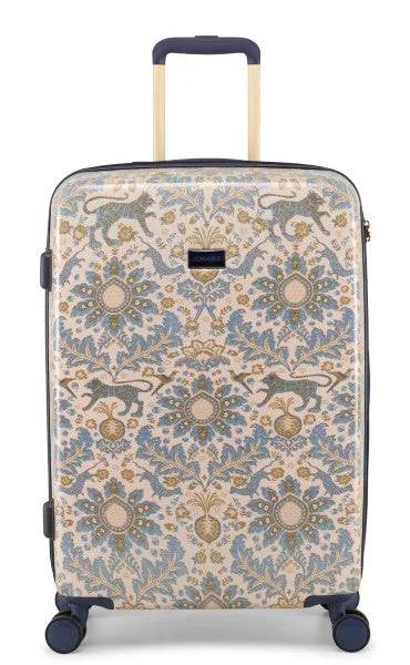 Joules Damask 66cm 4-Wheel Medium Suitcase