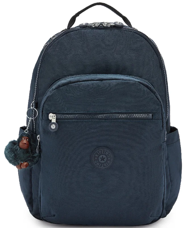 Kipling Seoul Large 15" Laptop Backpack - True Blue Tonal 2