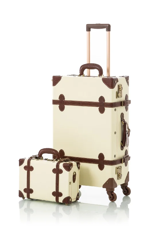 Minimalism 2 Pieces Luggage Set - Beige's