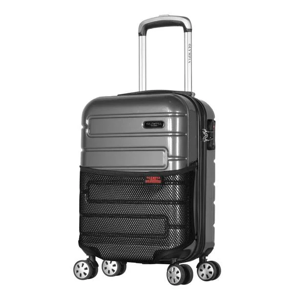 Olympia Nema 18" 2-Tone Polycarbonate Carry-On Spinner Suitcase