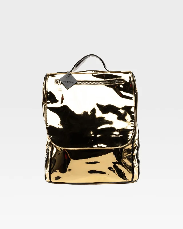 Patent Backpack in Gold