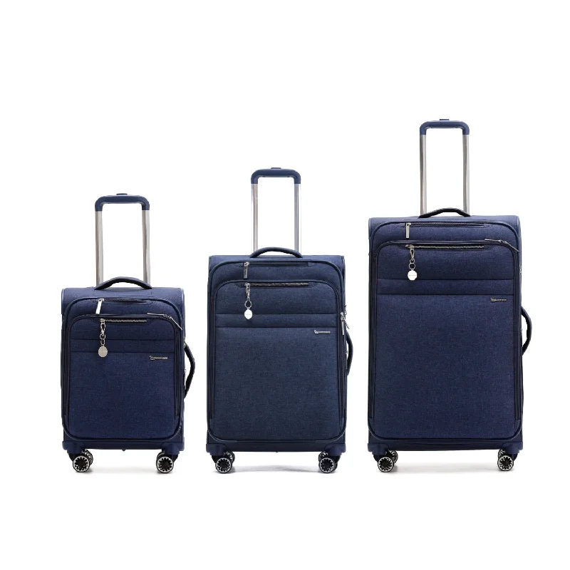 Qantas Adelaide Softside Trolley 3 Piece Set QF400SET