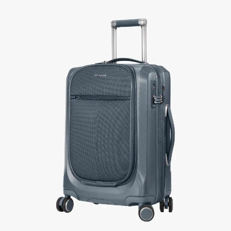 Ricardo Beverly Hills Cupertino Carry-On Spinner Luggage w/Built-In USB Charging Capability