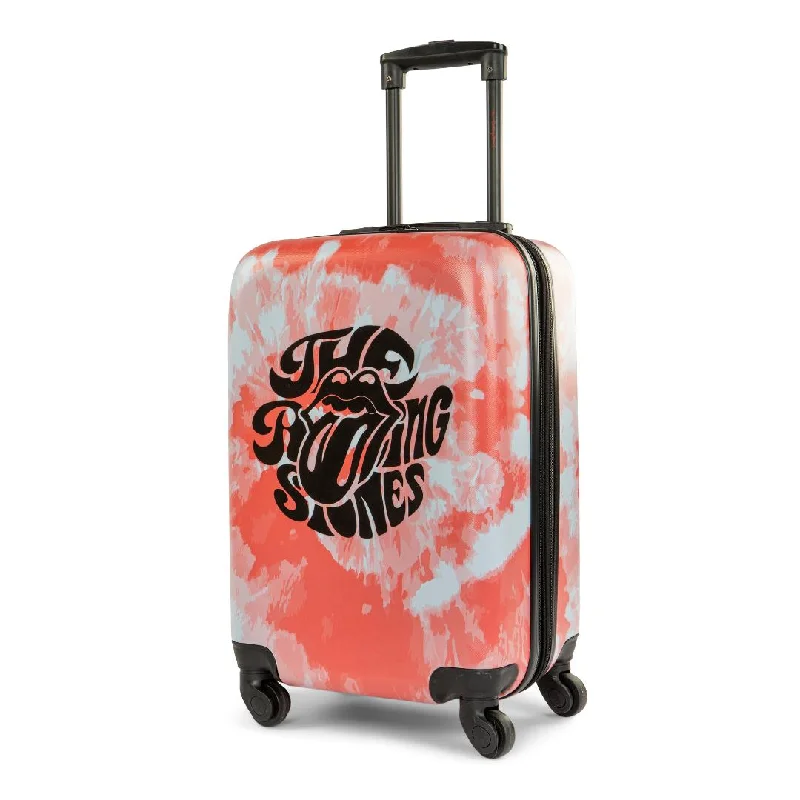 Rolling Stones Tie-Dye Coral Carry-On Luggage