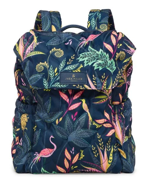 Sara Miller Botanic Paradise Quilted Backpack