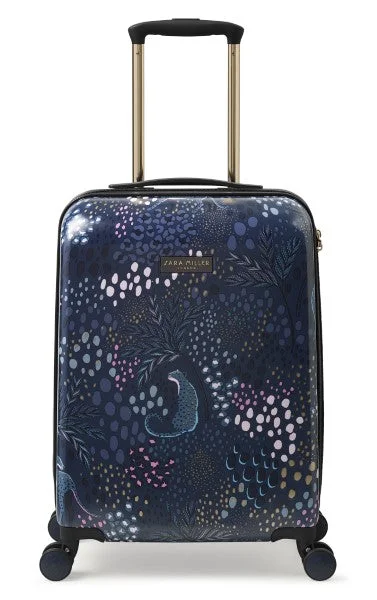 Sara Miller Midnight Leopard 54cm 4-Wheel Cabin Case