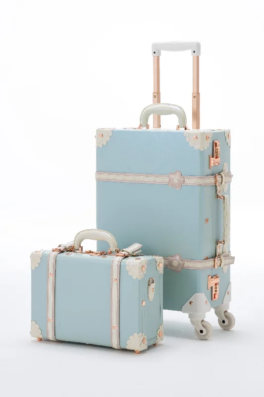 SarahFace 2 Pieces Luggage Set - Sky Blue's