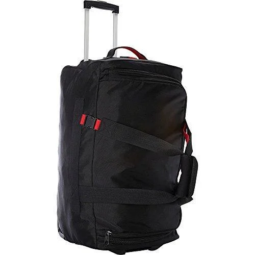 A. Saks 25" Expandable Trolley Duffel (Black/Red)