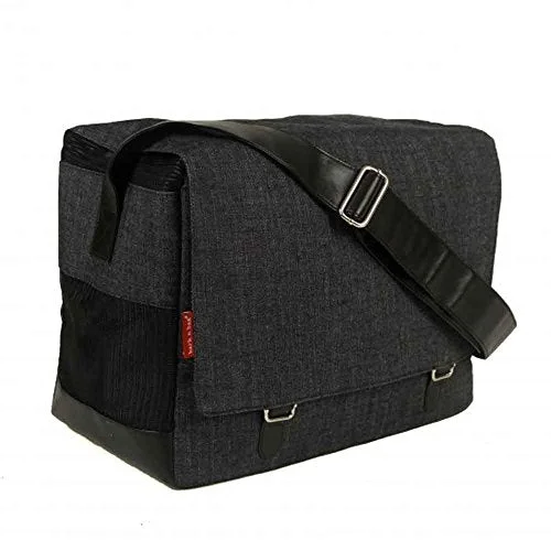 Bark-N-Bag Outback Messenger Collection Organic Denim Pet Carrier