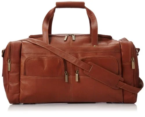 David King & Co. 19 X 9.5 Inch Multi Pocket Duffel, Tan, One Size