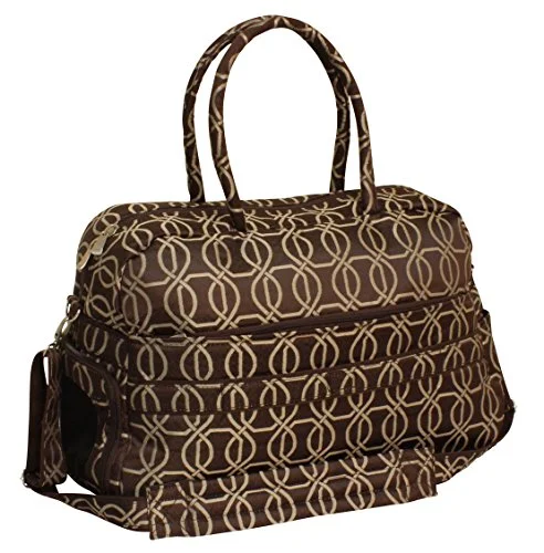 Jenni Chan Links Soft Gym Duffel, Brown, One Size