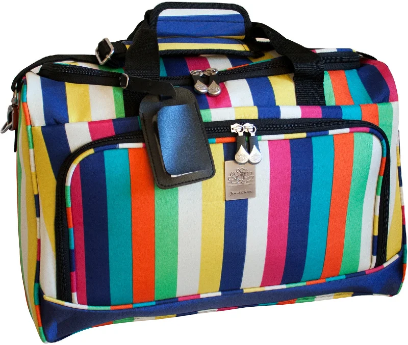 Jenni Chan Multi Stripes City Duffel