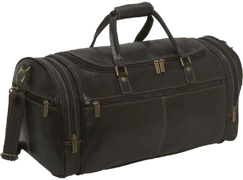 Ledonne Leather Distressed Overnighter Duffel